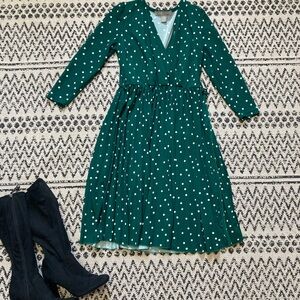 Green Polka Dot Dress